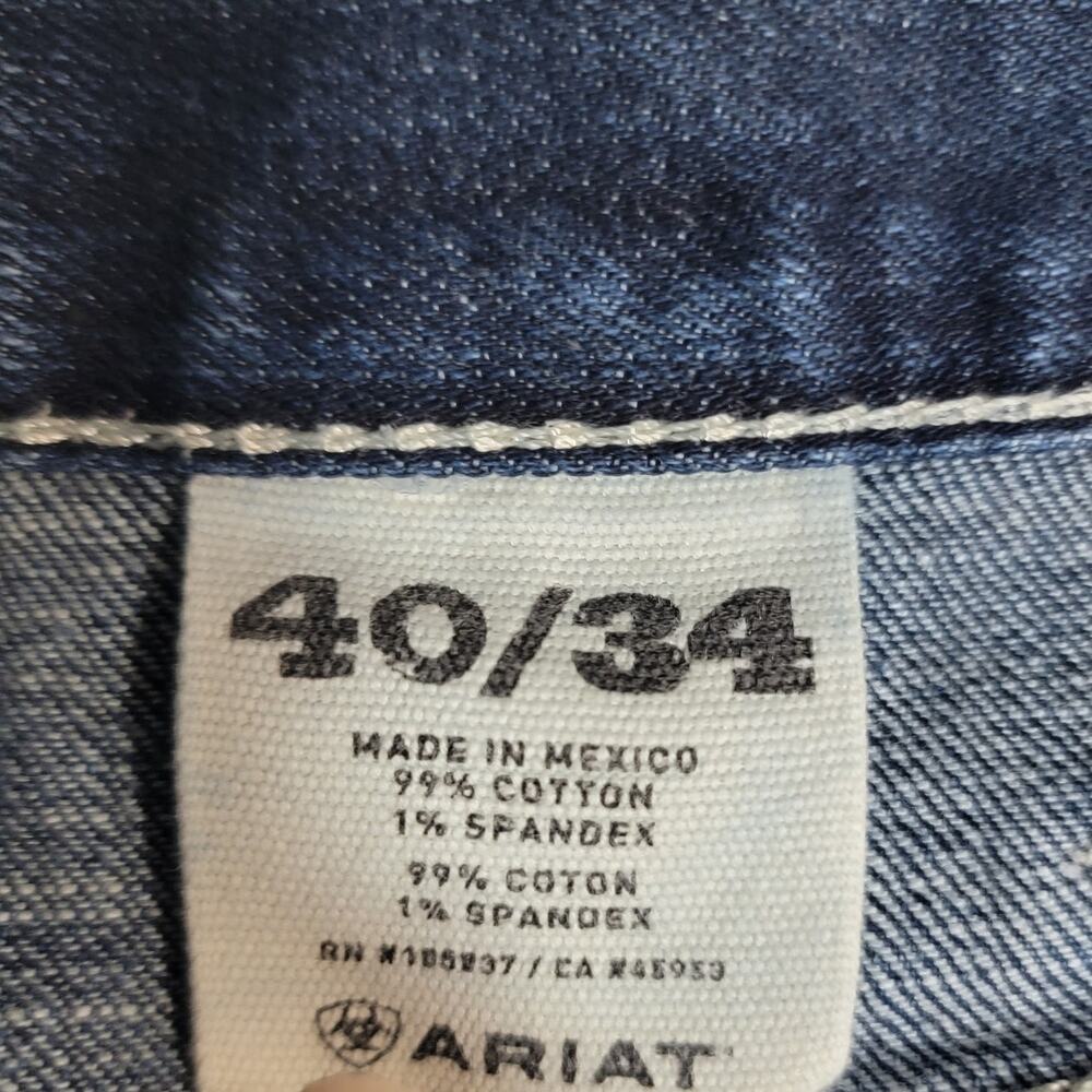 Ariat Mens Jeans M4 Low Rise Boot 40x34 Style10021836 - Picture 8 of 10